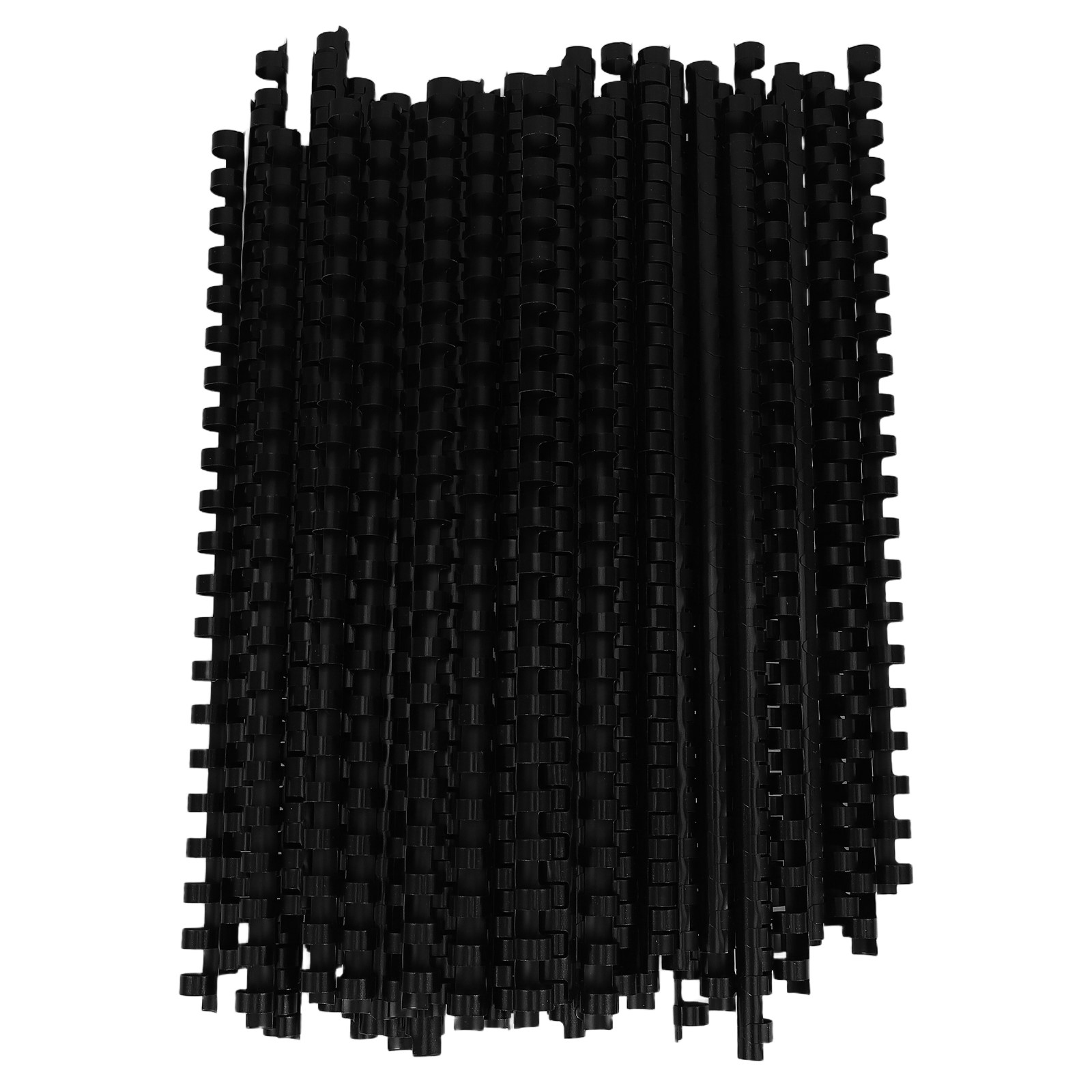 Binding Comb Plastic - 100 sztuk – czarne, plastikowe spirale