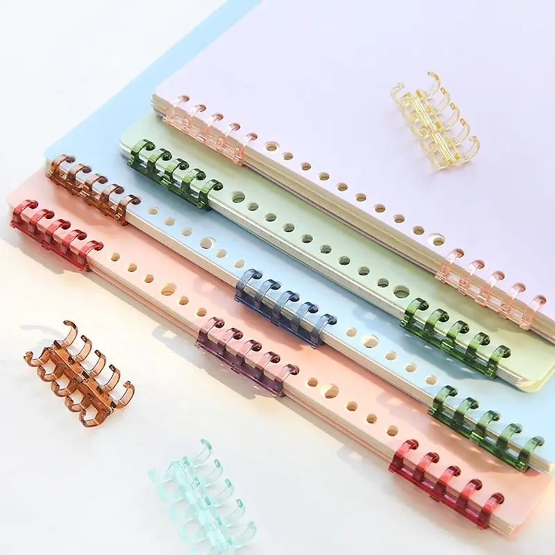 Binding Comb Plastic - 10/40 szt. Obręczy do segregatora, pierścienie