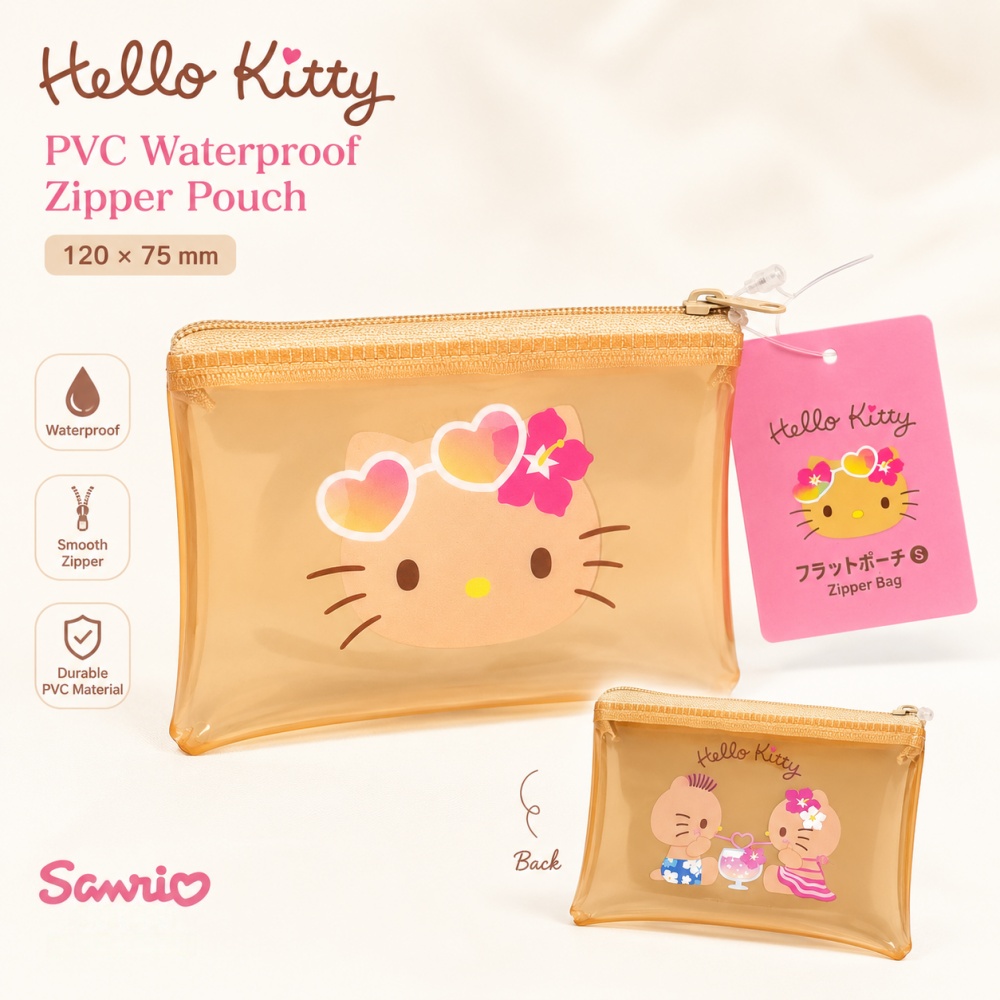 Tan Stationery & Office Supply - Oryginalna, wodoodporna saszetka z PVC z