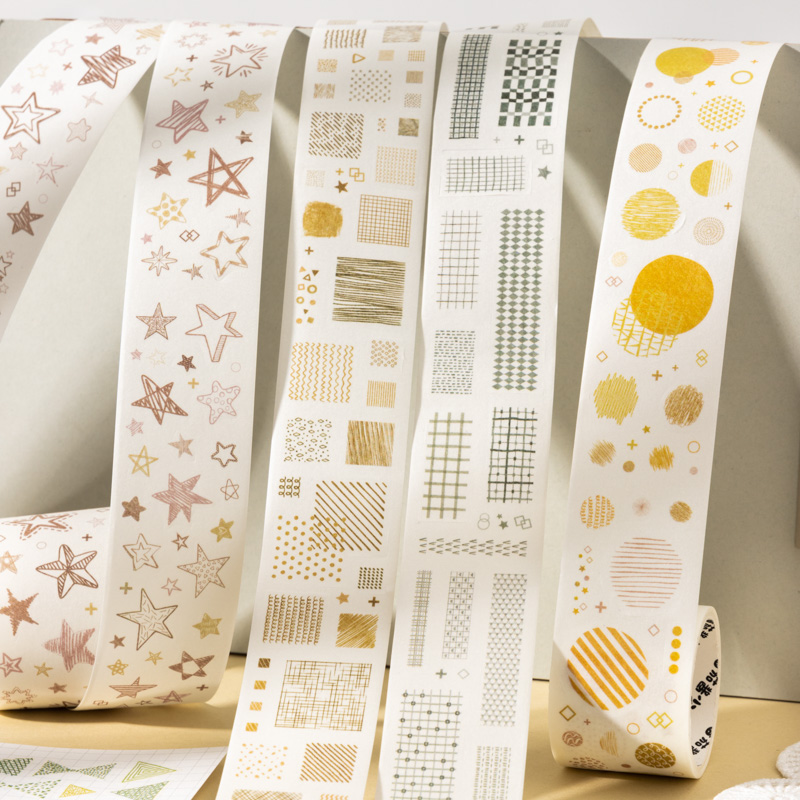 Washi Tape Set - Taśma Washi JIANQI 30mm * 2m