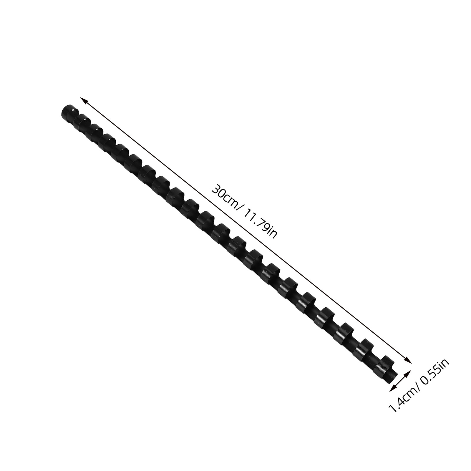 100 sztuk – czarne, plastikowe – Binding Comb Plastic recenzja i cena