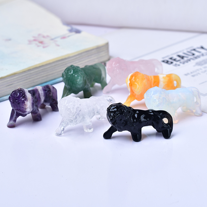 Lew naturalny kryształ obsydia – Lion Stationery & Office Supply(Kunshan)Co.Ltd recenzja i cena