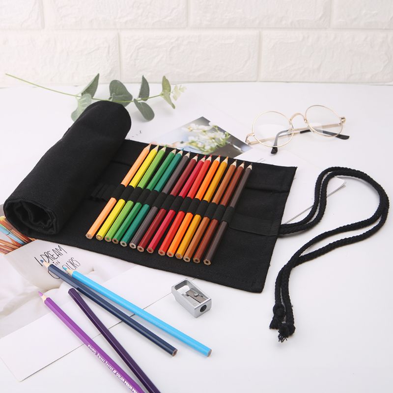 Ołówek szkolny w kolorze czarn – Pen Pouch Roll recenzja i cena
