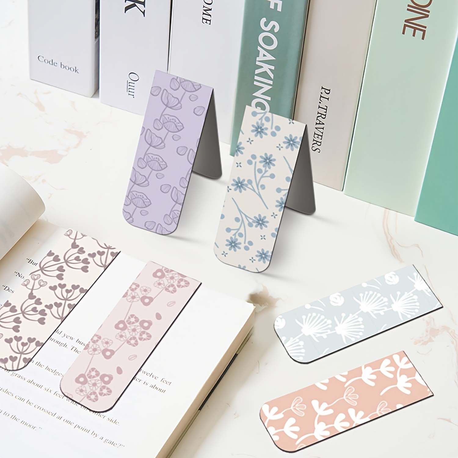12 szt. Kwiatowe zakładki magn – Bookmark Magnetic Clip recenzja i cena