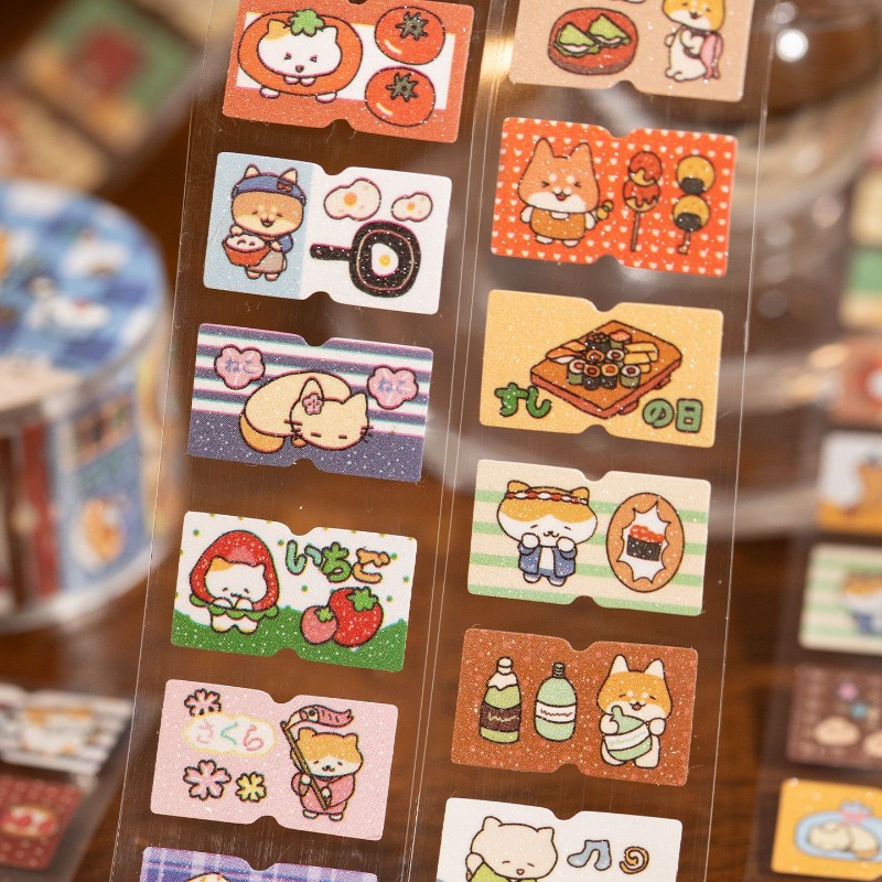 Zestaw 4 taśm washi z motywem  – Washi Tape Set recenzja i cena