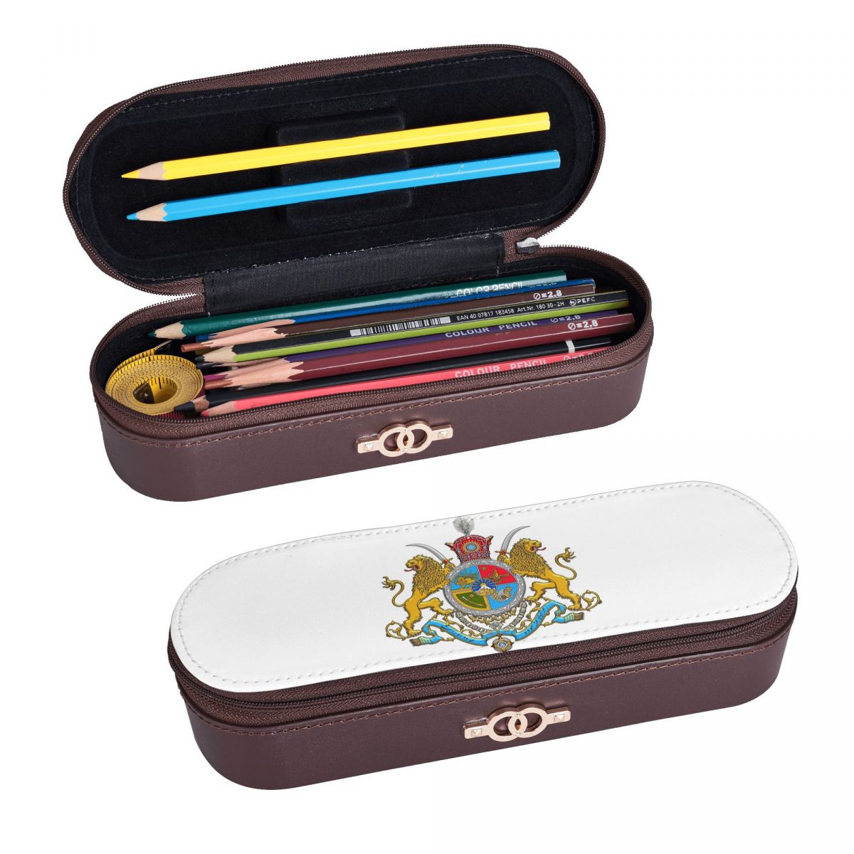 Piórnik skórzany z motywem fla – Lion Stationery & Office Supply(Kunshan)Co.Ltd recenzja i cena