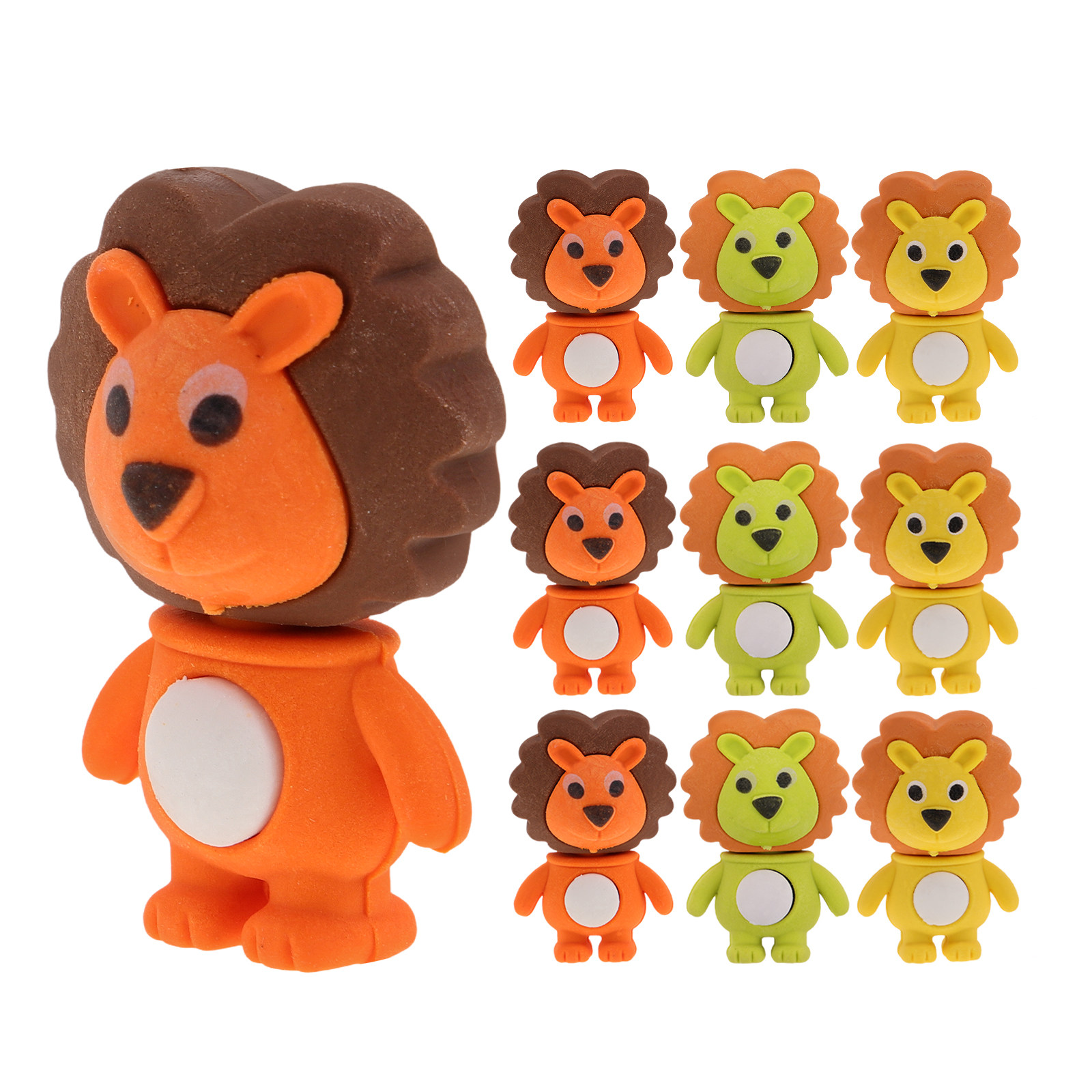 18 sztuk małych gumek w kształ – Lion Stationery & Office Supply(Kunshan)Co.Ltd recenzja i cena