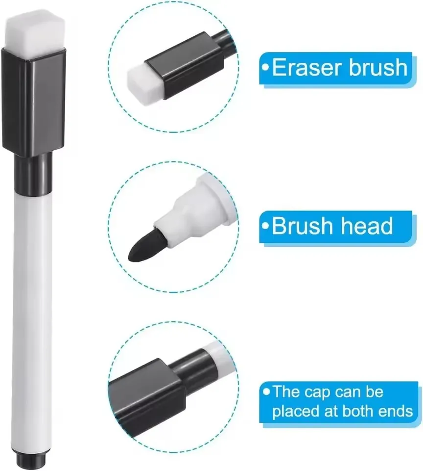 5-50 szt. Czarne Markery Magne – Whiteboard Marker Set recenzja i cena