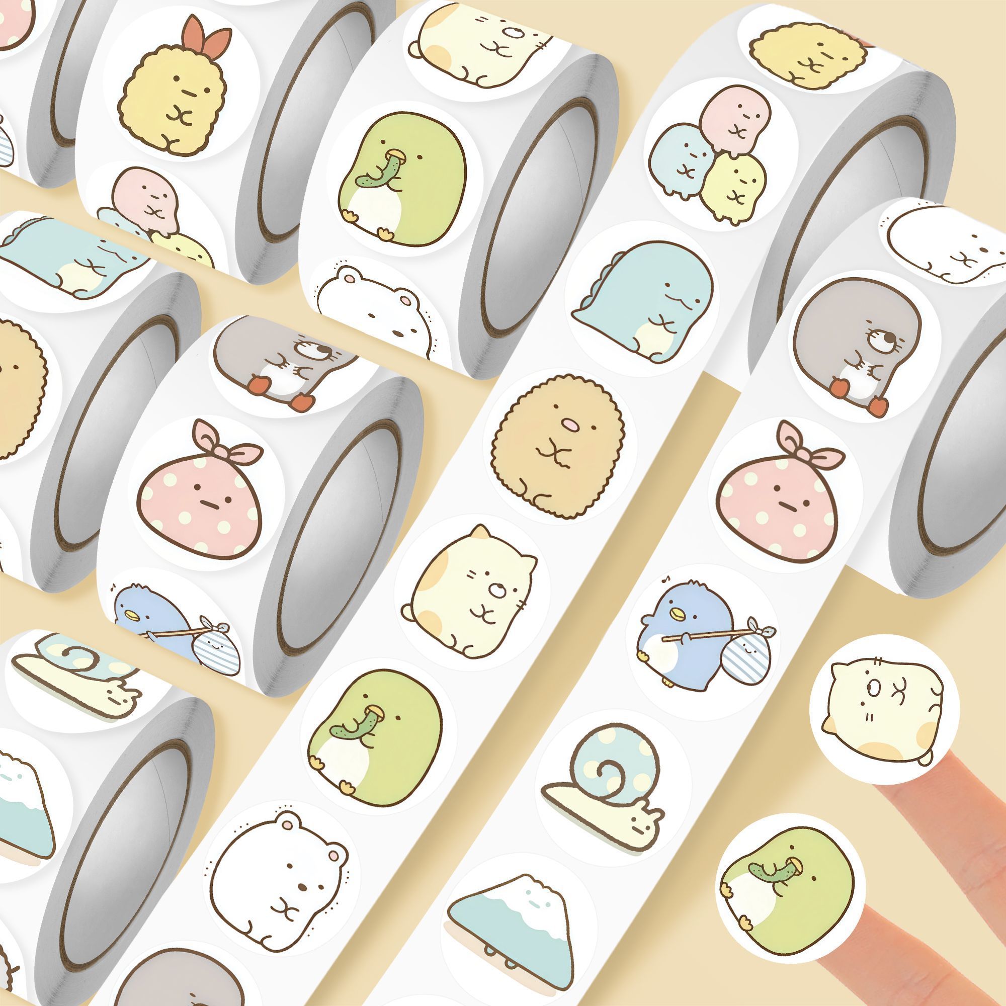 Rolka naklejek Sumikko Gurashi – Washi Tape Set recenzja i cena