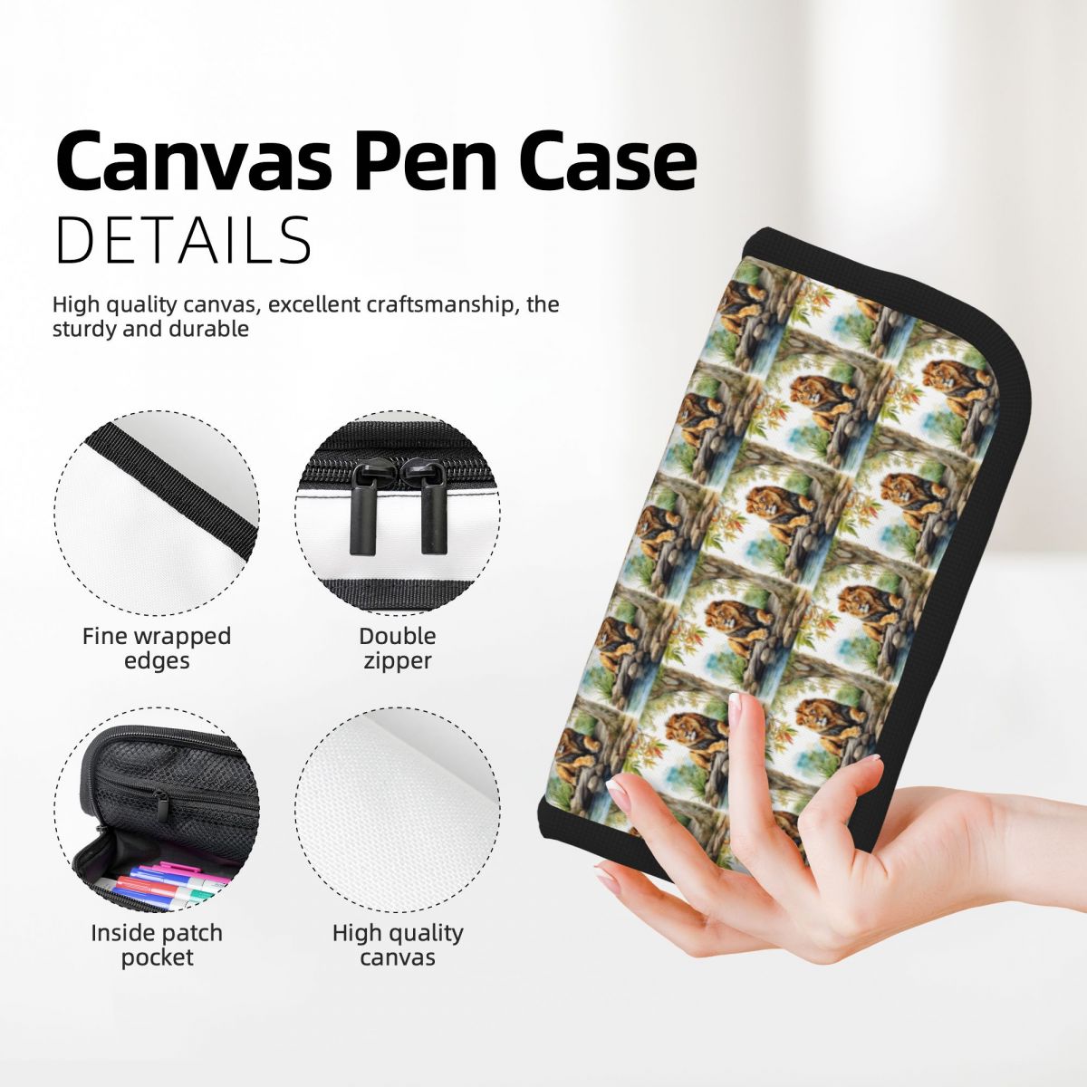 Piórniki z motywem lwa w lesie – Lion Stationery & Office Supply(Kunshan)Co.Ltd recenzja i cena