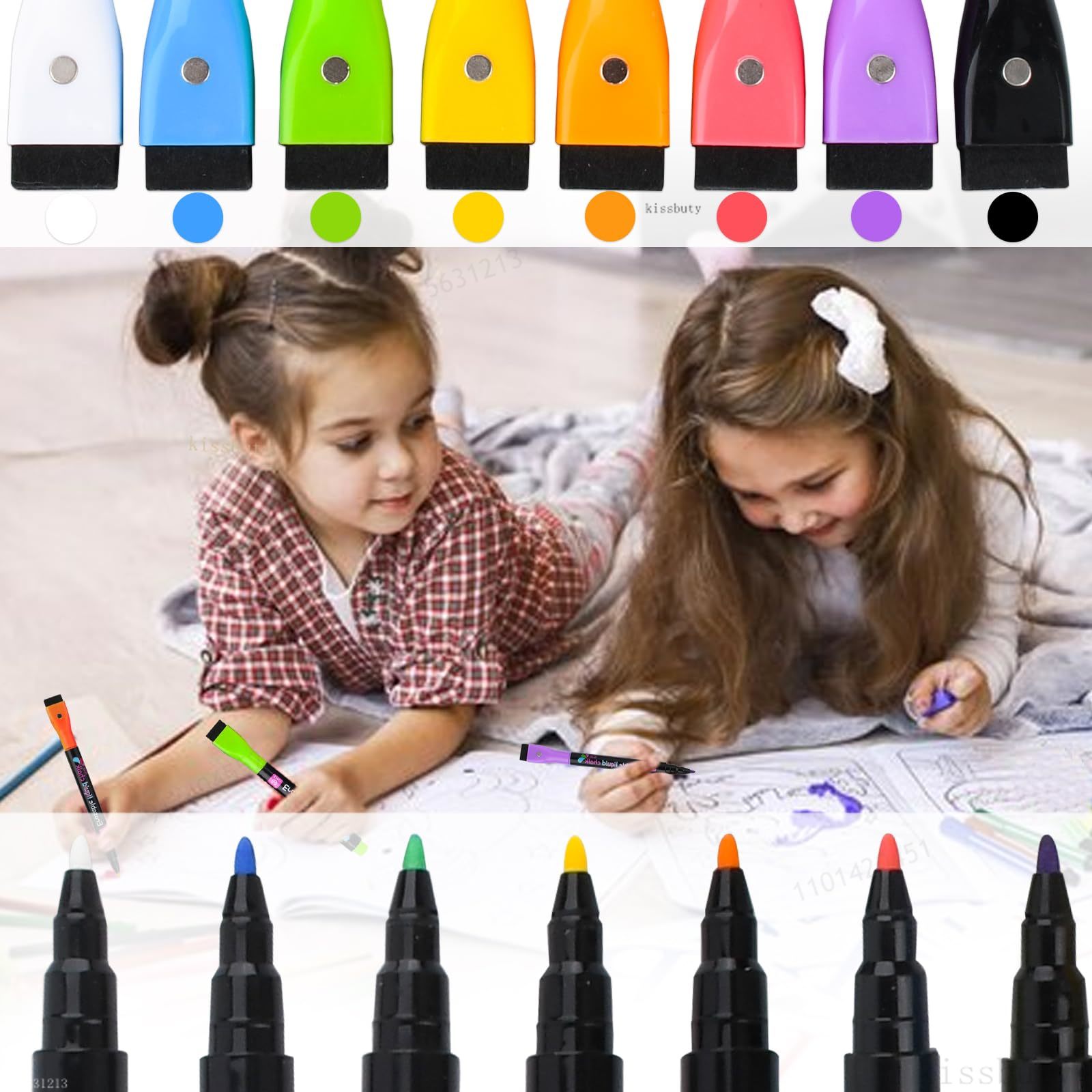 8-kolorowe magnetyczne markery – Whiteboard Marker Set recenzja i cena