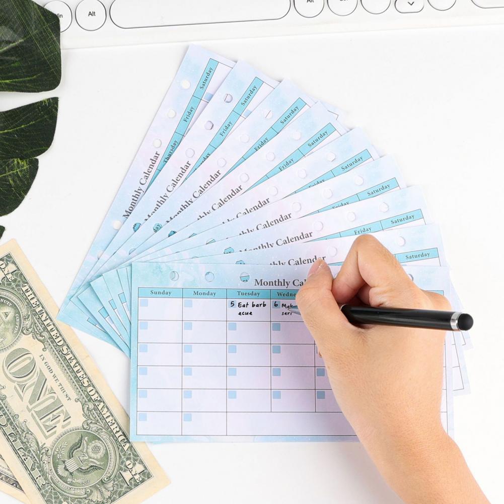 A6 budżet planer zestaw uzupeł – Planner Weekly Budget recenzja i cena
