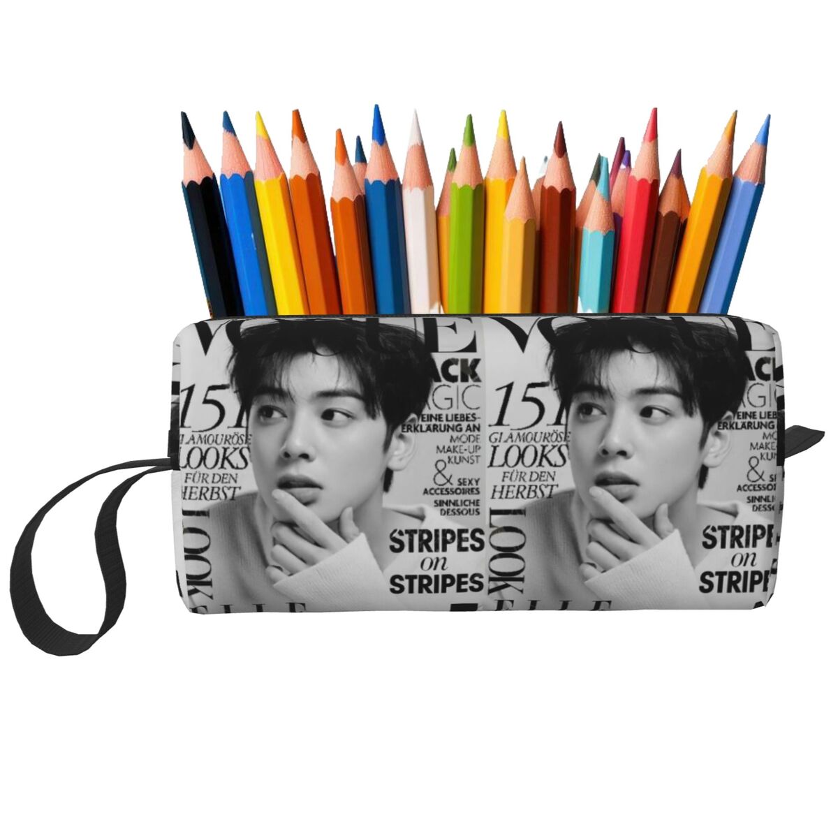 Piórnik Cha EunWoo Kpop Astro  – Stationery And Office Supply Chain recenzja i cena