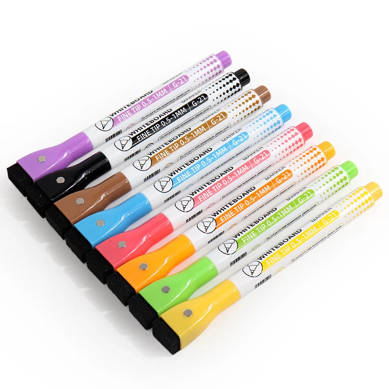 8 Kolorów 0.5mm Magnetyczne Ma – Whiteboard Marker Set recenzja i cena