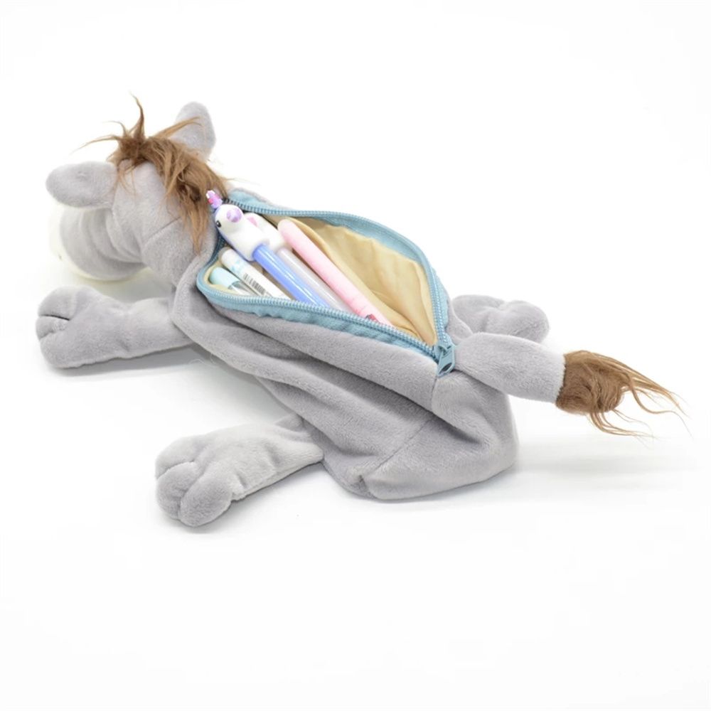 Uroczy pluszowy leśny piórnik  – Lion Stationery & Office Supply(Kunshan)Co.Ltd recenzja i cena
