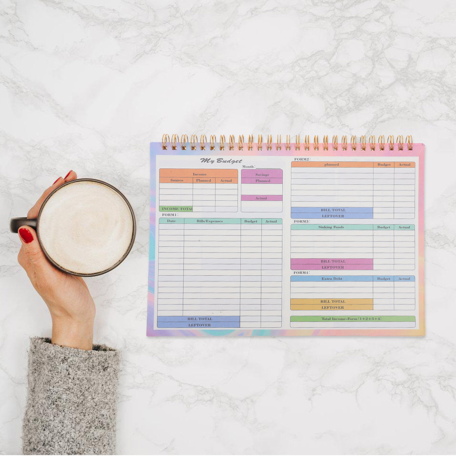 Książka finansowa B5, tygodnio – Planner Weekly Budget recenzja i cena