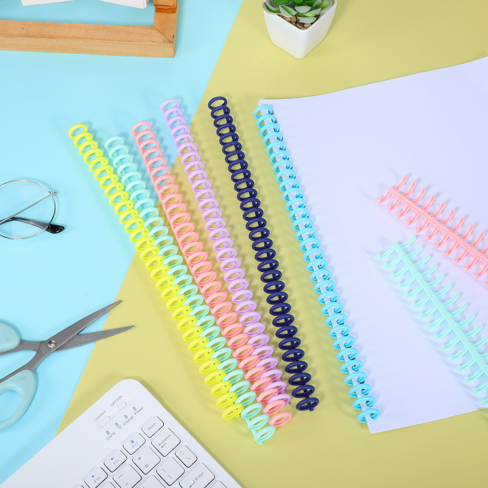 12 sztuk – stylowe, kolorowe,  – Binding Comb Plastic recenzja i cena